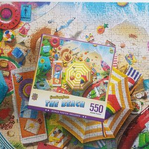 Masterpieces Greetings from the Beach 550 piece puzzle